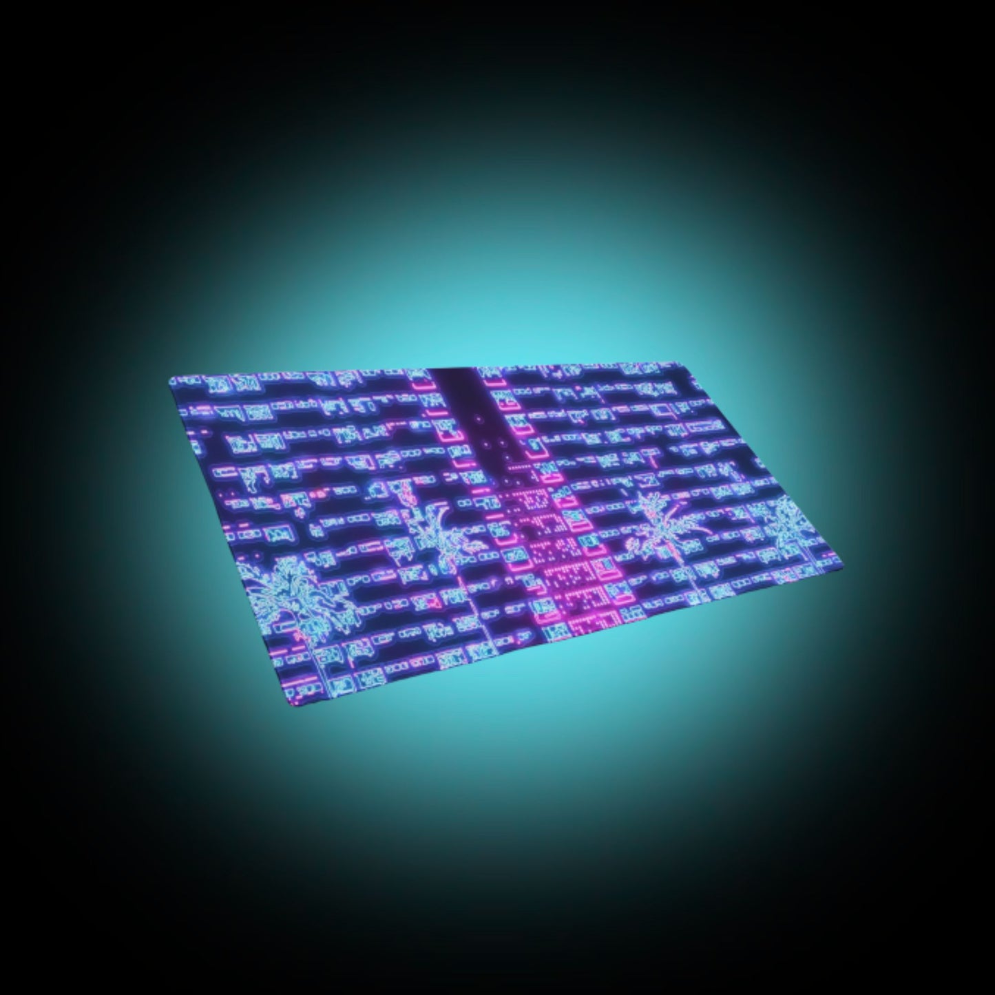 Neon Choi Hung Village Gaming Mouse Pad