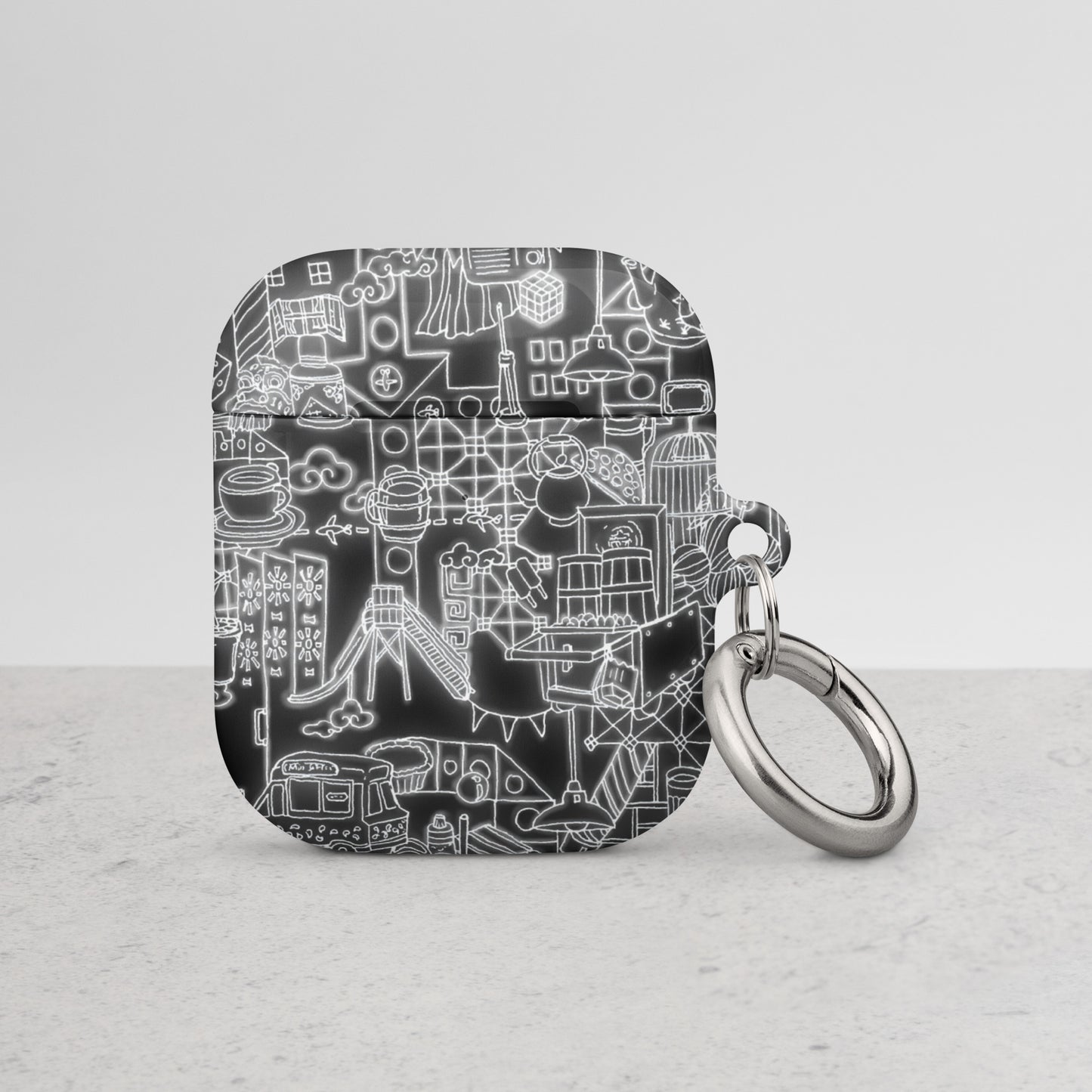 Neon Hong Kong (B&W Edition) AirPods® Case