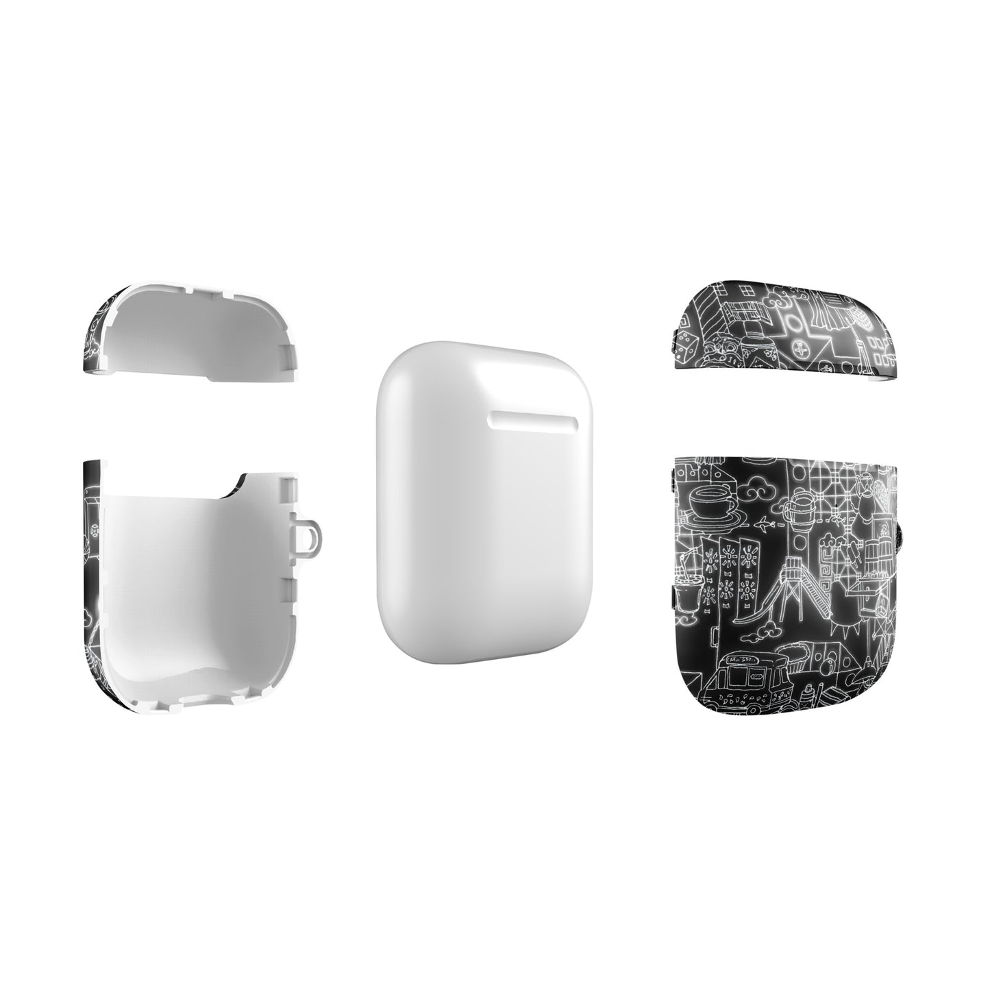 Neon Hong Kong (B&W Edition) AirPods® Case