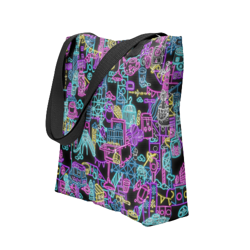 Neon Hong Kong Tote bag