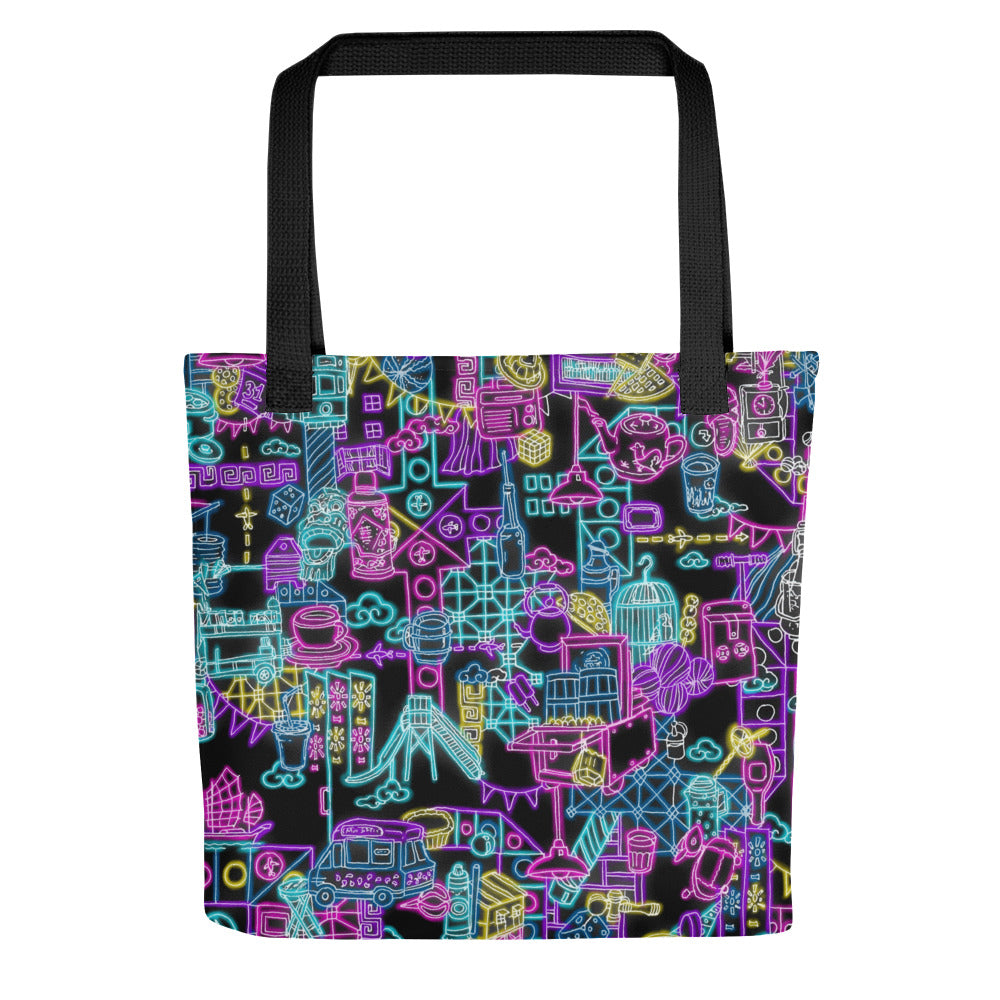 Neon Hong Kong Tote bag