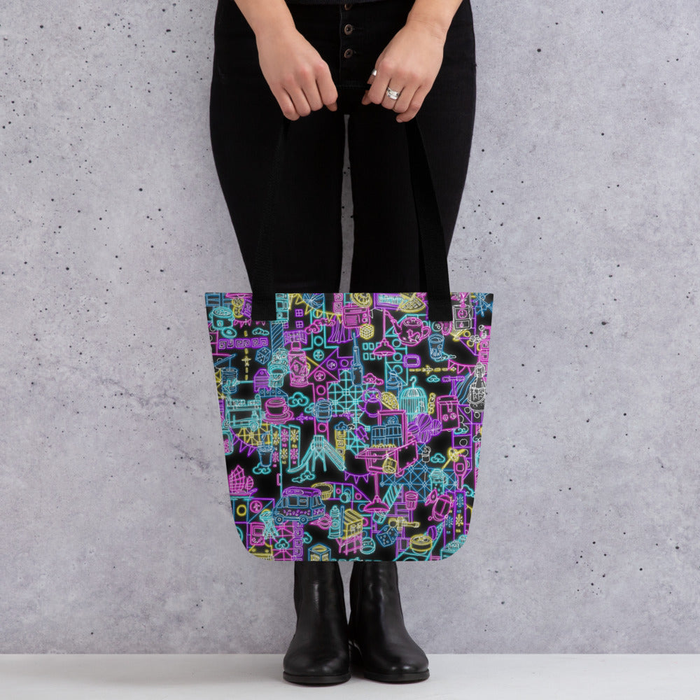 Neon Hong Kong Tote bag