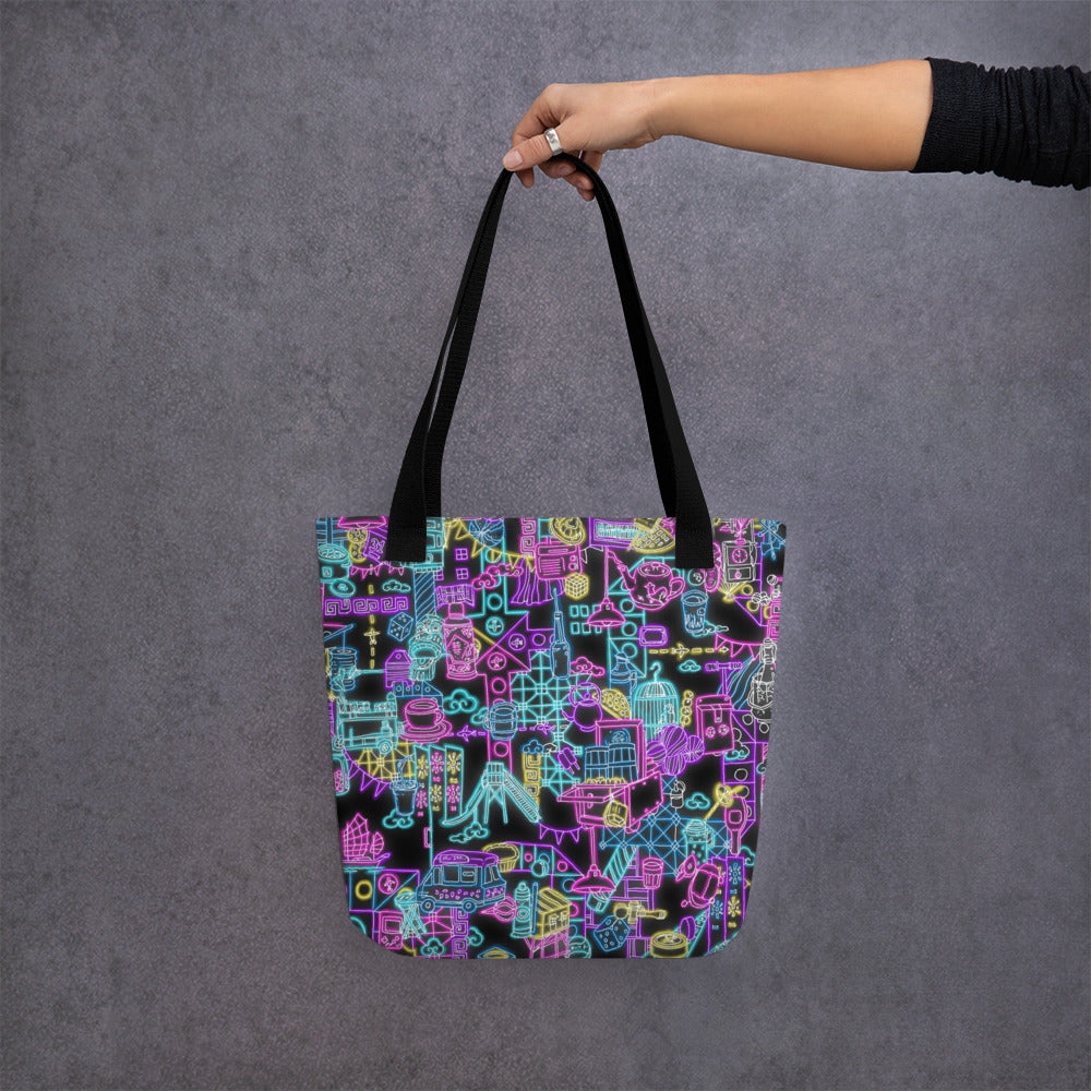 Neon Hong Kong Tote bag