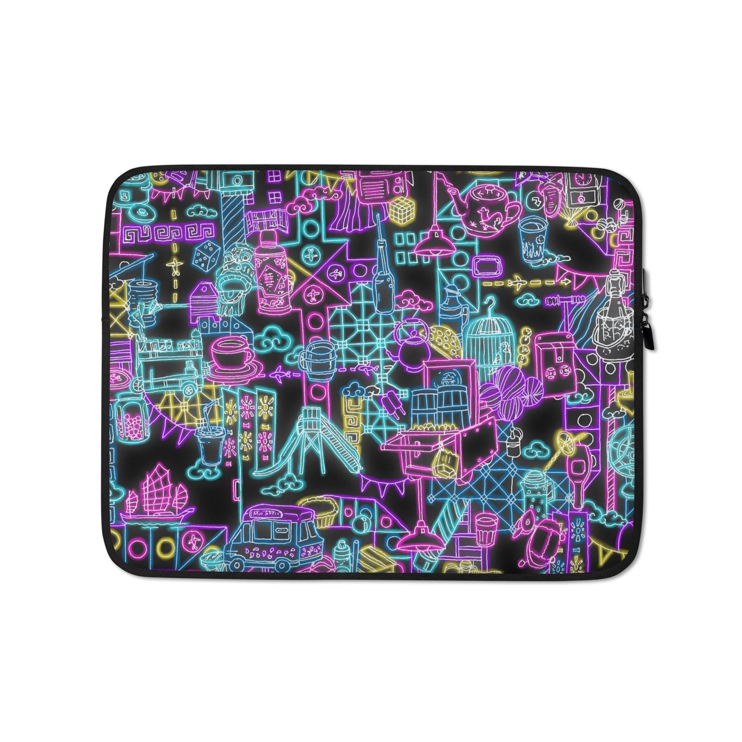 Neon Hong Kong Laptop Sleeve