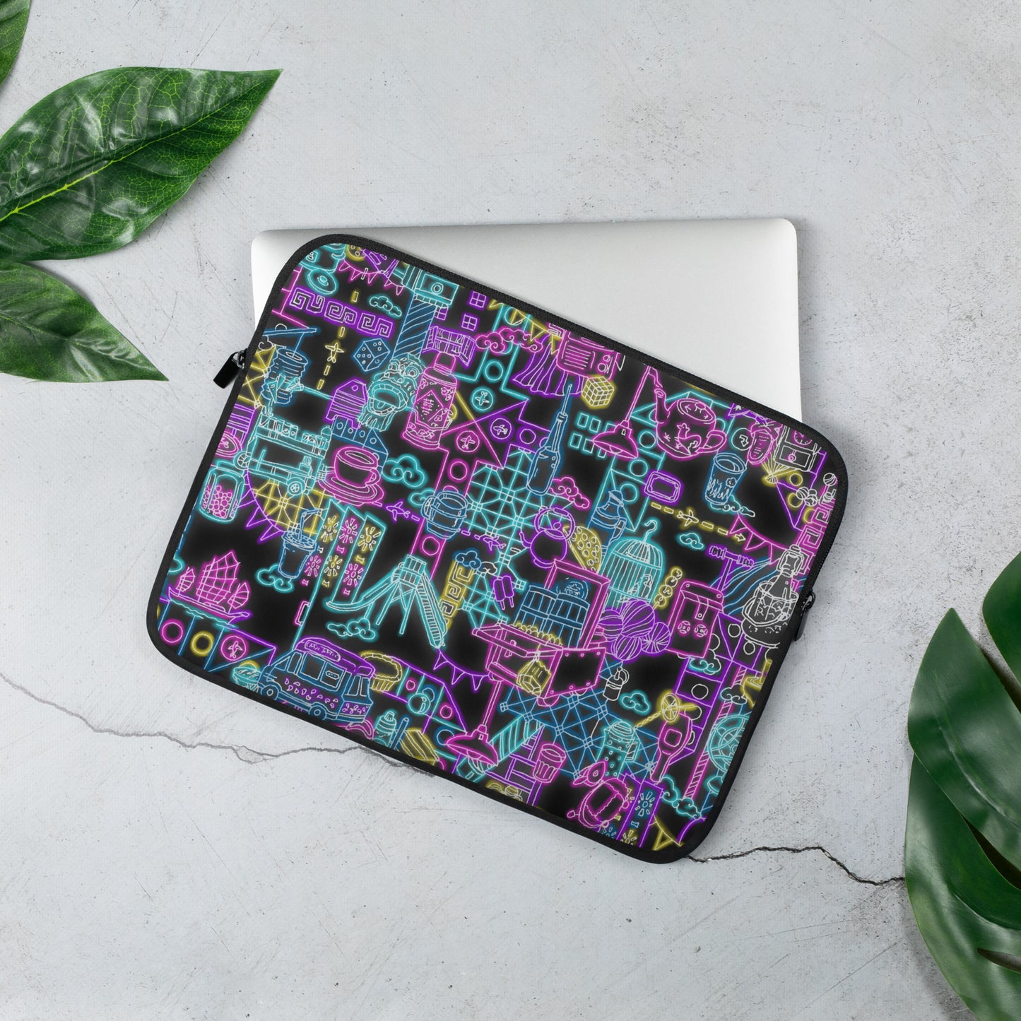 Neon Hong Kong Laptop Sleeve