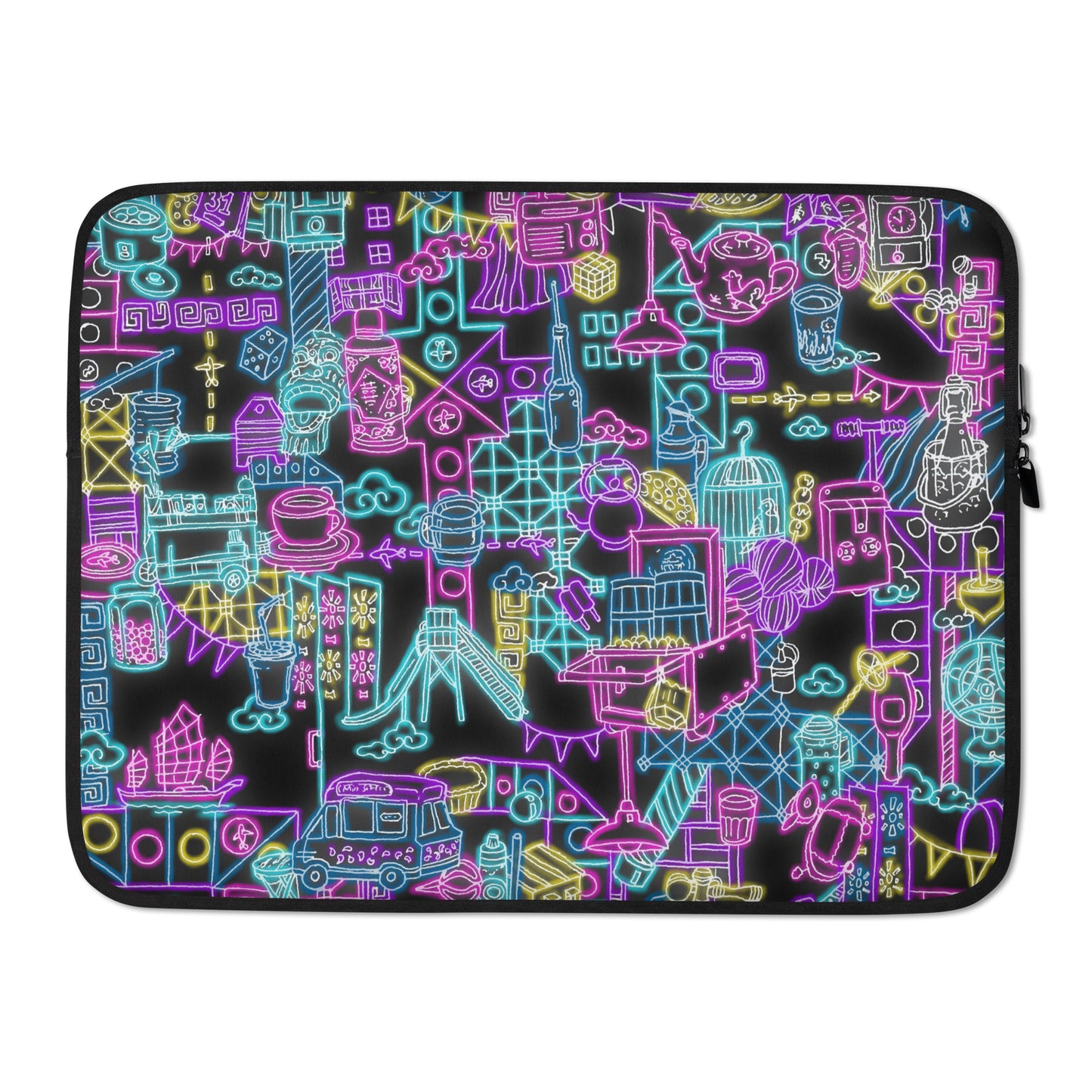 Neon Hong Kong Laptop Sleeve
