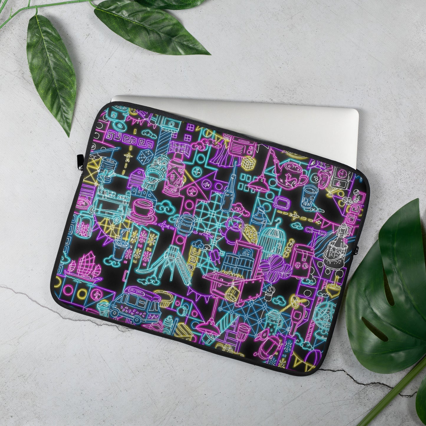 Neon Hong Kong Laptop Sleeve
