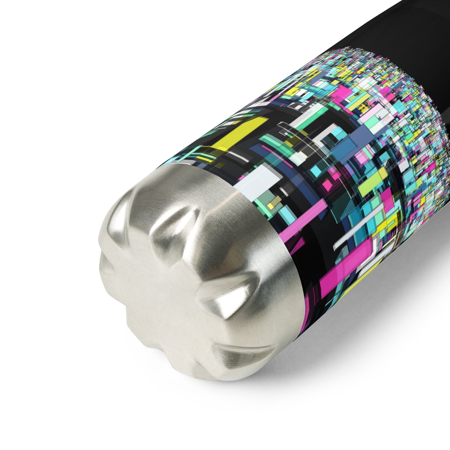 Urban City Black Stainless Steel Water Bottle