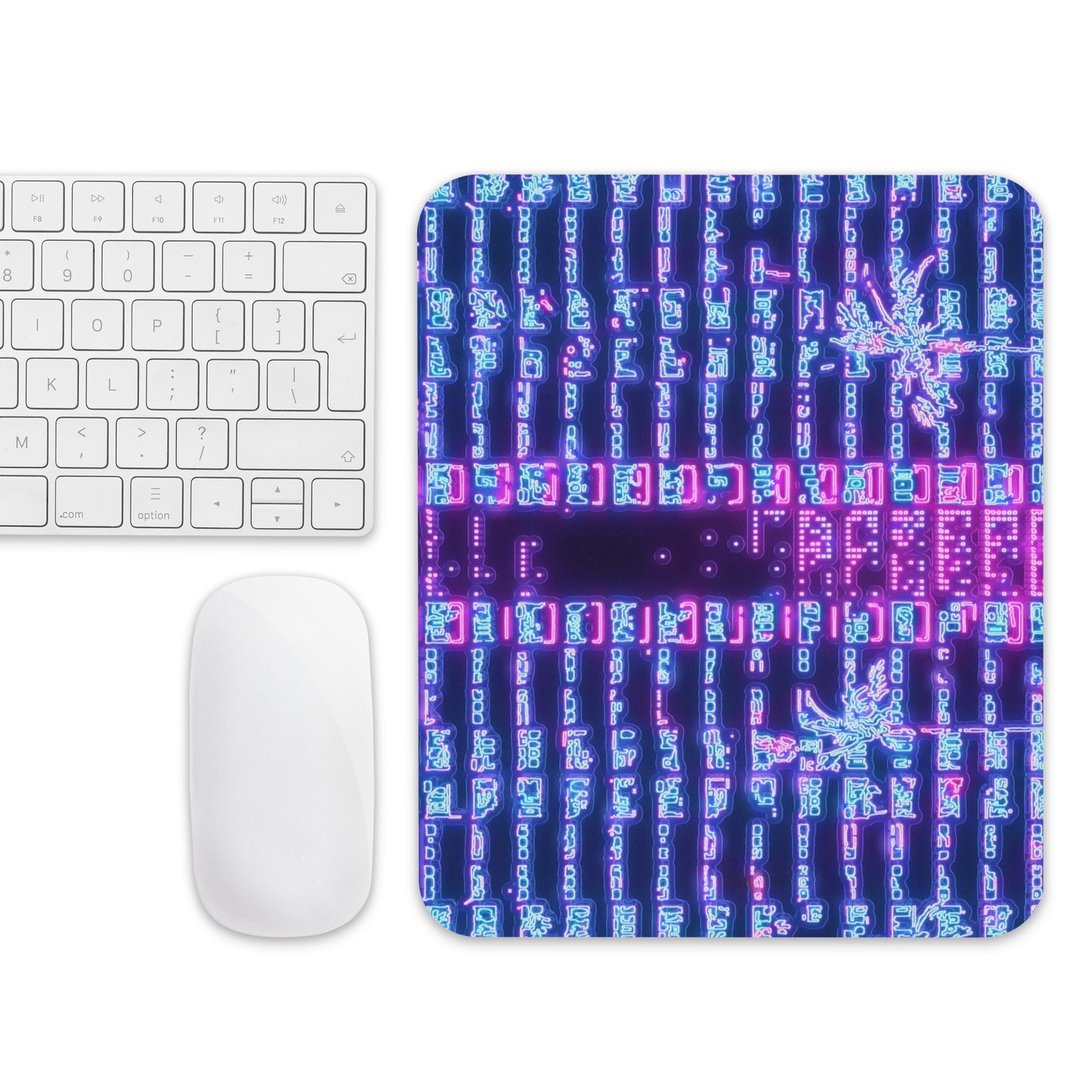 Neon Choi Hung Village Mouse Pad
